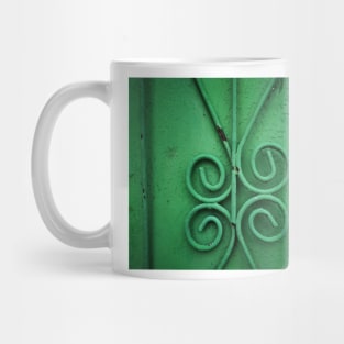 TWISTED STEEL in VIVID GREEN Mug